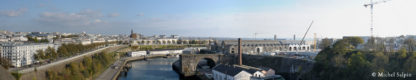 Panorama de Brest vue du pont de l'Harteloire