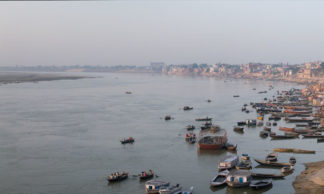 Panorama de Varanasi en Inde