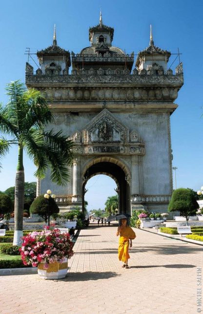 Le Patuxai à Vientiane au Laos