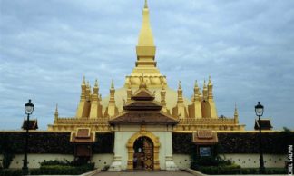 Le Pha That Luang à Vientiane - Laos