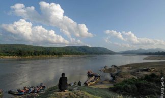 Le fleuve Irrawaddy à Sinbo - Birmanie