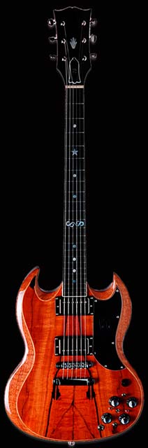 Le modèle de Guitare de Frank Zappa, la SG Custom
